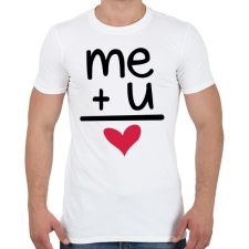 PRINTFASHION TE + ÉN - Férfi póló - Fehér férfi póló