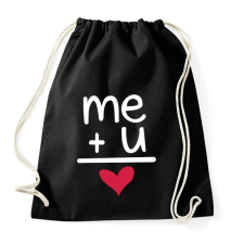 PRINTFASHION TE + ÉN - Sportzsák, Tornazsák - Fekete tornazsák