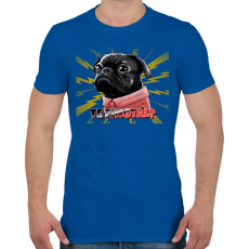 PRINTFASHION TE FINGTÁL 4 - Férfi póló - Királykék