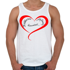 PRINTFASHION te többet érsz.... - Férfi atléta - Fehér