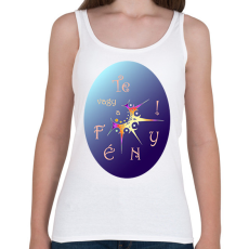 PRINTFASHION Te vagy a Fény! - Női atléta - Fehér