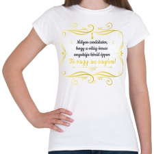 PRINTFASHION Te vagy az enyém - Fekete - Női póló - Fehér női póló