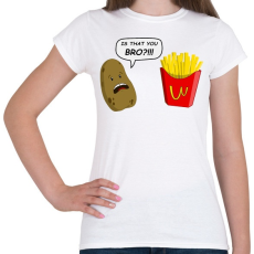 PRINTFASHION Te vagy az tesó!?! - Női póló - Fehér