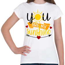 PRINTFASHION Te vagy nekem a napfény - Női póló - Fehér női póló