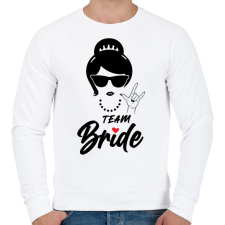 PRINTFASHION Team Bride 2 - Férfi pulóver - Fehér férfi pulóver, kardigán