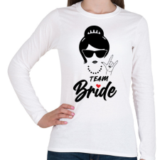 PRINTFASHION Team Bride 2 - Női hosszú ujjú póló - Fehér női póló