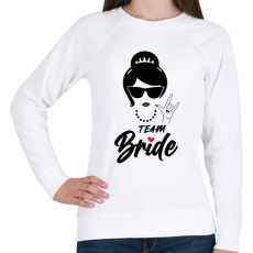 PRINTFASHION Team Bride 2 - Női pulóver - Fehér