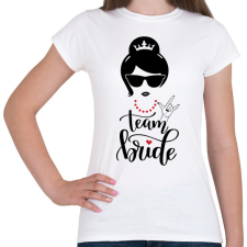 PRINTFASHION Team Bride - Női póló - Fehér női póló