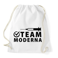 PRINTFASHION Team Moderna - Sportzsák, Tornazsák - Fehér tornazsák