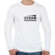 PRINTFASHION Team Sinopharm - Férfi hosszú ujjú póló - Fehér férfi póló