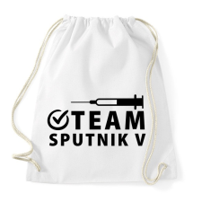 PRINTFASHION Team Sputnik V - Sportzsák, Tornazsák - Fehér tornazsák