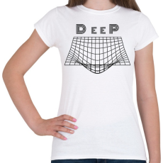 PRINTFASHION Techno - DeeP - Női póló - Fehér