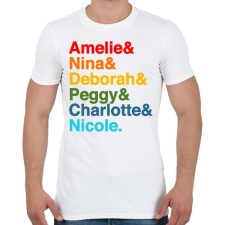 PRINTFASHION Techno Queens - Férfi póló - Fehér férfi póló