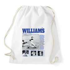 PRINTFASHION Ted Williams - baseball - Sportzsák, Tornazsák - Fehér tornazsák
