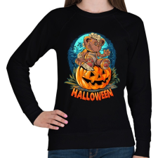 PRINTFASHION Teddy maci halloween - Női pulóver - Fekete női pulóver, kardigán