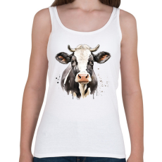 PRINTFASHION Tehén  - Női atléta - Fehér