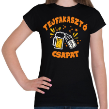 PRINTFASHION Tejfakasztó csapat - Női póló - Fekete női póló