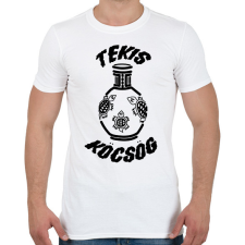 PRINTFASHION TeKis Köcsög - Férfi póló - Fehér férfi póló