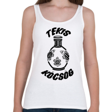 PRINTFASHION TeKis Köcsög - Női atléta - Fehér