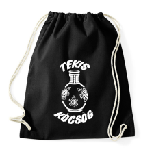 PRINTFASHION TeKis Köcsög - Sportzsák, Tornazsák - Fekete tornazsák