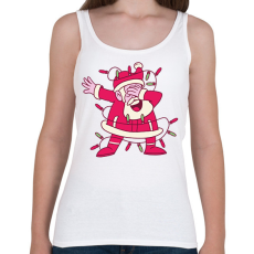 PRINTFASHION Télapó dab - Női atléta - Fehér