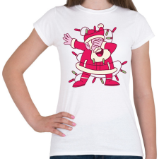 PRINTFASHION Télapó dab - Női póló - Fehér női póló