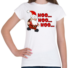 PRINTFASHION Télapó - hoo... - Női póló - Fehér