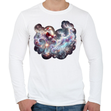 PRINTFASHION Télapó itt van! - Férfi hosszú ujjú póló - Fehér férfi póló