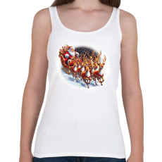 PRINTFASHION Télapó - Női atléta - Fehér