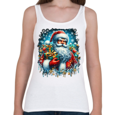 PRINTFASHION Télapó - Női atléta - Fehér