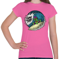 PRINTFASHION Temple of Surf - Női póló - Rózsaszín női póló