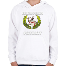 PRINTFASHION Templomos Patrióta  - Gyerek kapucnis pulóver - Fehér gyerek pulóver, kardigán