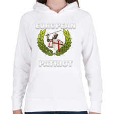 PRINTFASHION Templomos Patrióta  - Női kapucnis pulóver - Fehér női pulóver, kardigán