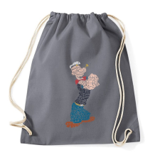 PRINTFASHION Tengerész - Sportzsák, Tornazsák - Grafitszürke tornazsák