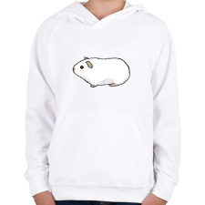 PRINTFASHION Tengerimalac - fehér - Gyerek kapucnis pulóver - Fehér gyerek pulóver, kardigán