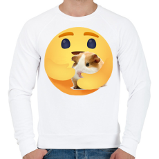 PRINTFASHION Tengerimalac - Férfi pulóver - Fehér
