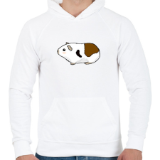 PRINTFASHION Tengerimalac - foltos - Férfi kapucnis pulóver - Fehér férfi pulóver, kardigán