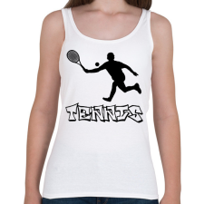 PRINTFASHION tenisz - Női atléta - Fehér női trikó