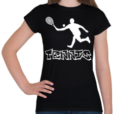 PRINTFASHION tenisz - Női póló - Fekete női póló