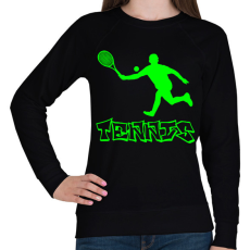 PRINTFASHION tenisz - Női pulóver - Fekete