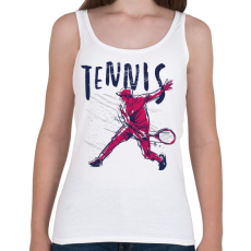 PRINTFASHION Tenisz sport - tennis - Női atléta - Fehér