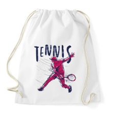 PRINTFASHION Tenisz sport - tennis - Sportzsák, Tornazsák - Fehér tornazsák