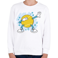PRINTFASHION Teniszlabda - Gyerek pulóver - Fehér