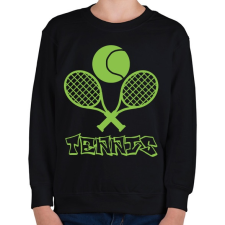 PRINTFASHION tennis - Gyerek pulóver - Fekete gyerek pulóver, kardigán