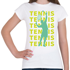 PRINTFASHION Tennis - Női póló - Fehér női póló