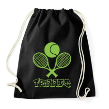 PRINTFASHION tennis - Sportzsák, Tornazsák - Fekete tornazsák