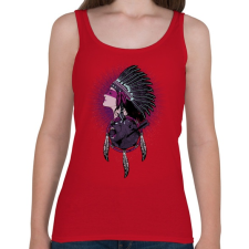 PRINTFASHION Tények - Női atléta - Cseresznyepiros női trikó