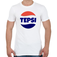 PRINTFASHION TEPSI - Férfi póló - Fehér férfi póló
