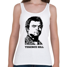 PRINTFASHION terence hill - Női atléta - Fehér női trikó