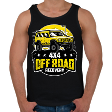 PRINTFASHION Terepjáró - Férfi atléta - Fekete atléta, trikó